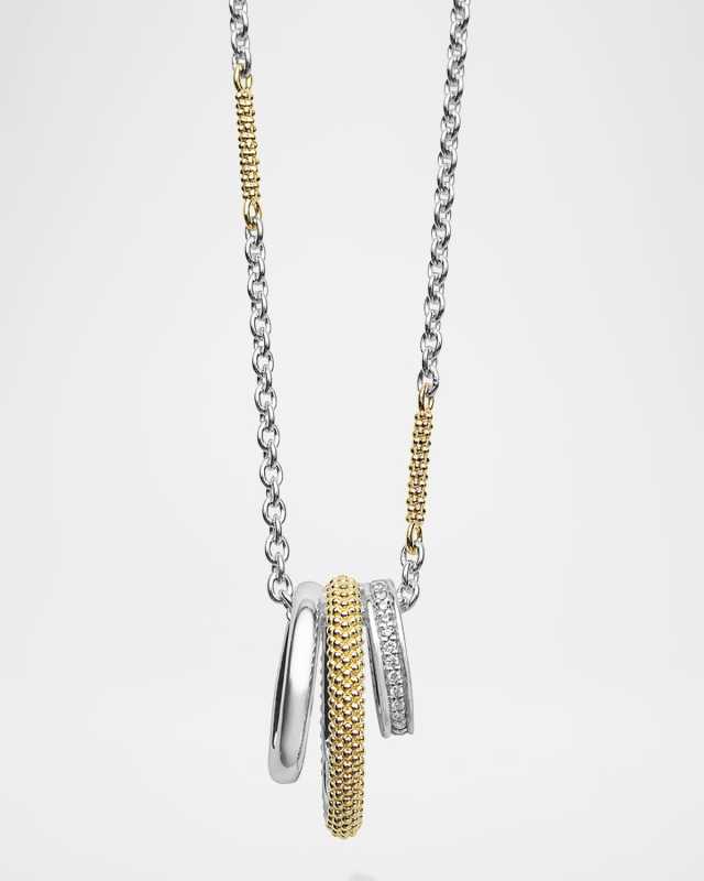 Caviar Lux Diamond Pendant Necklace